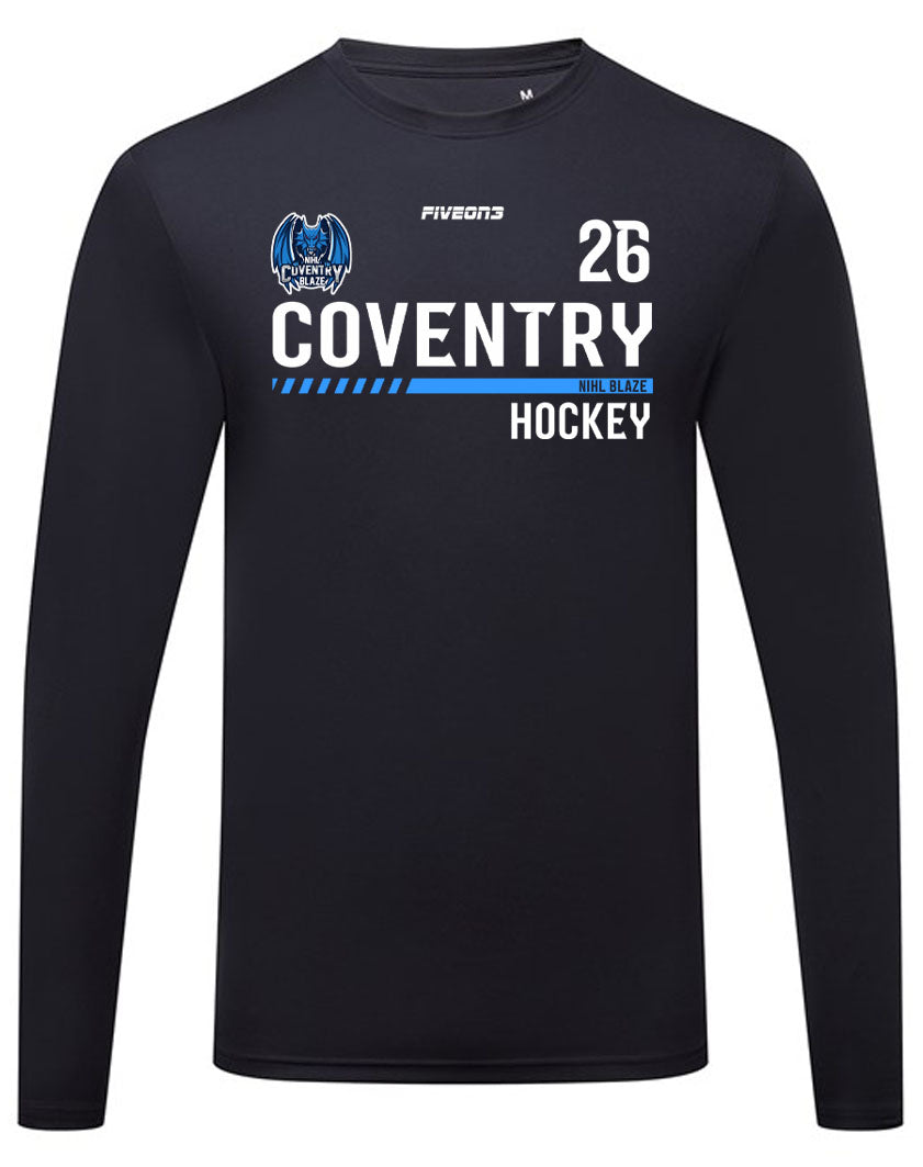 Coventry NIHL Blaze Long Sleeve Training T-Shirt 2026