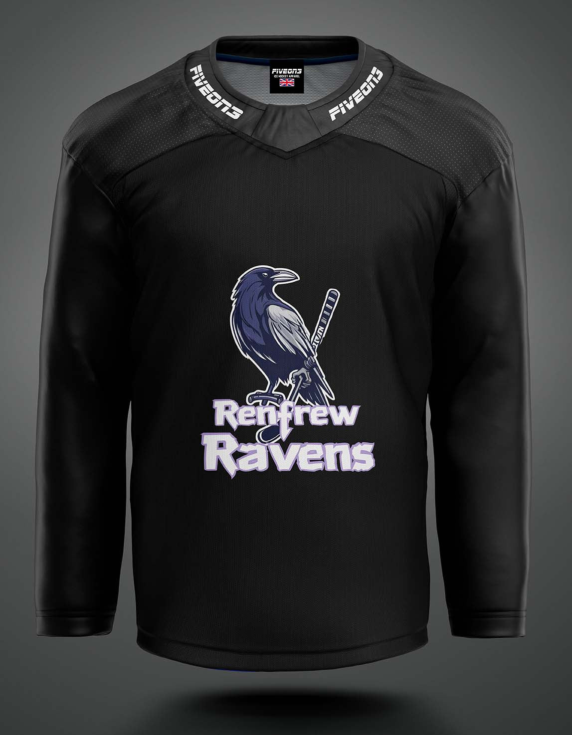 Renfrew Ravens Black Training Jersey