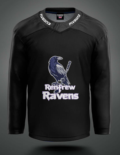 Renfrew Ravens Black Training Jersey