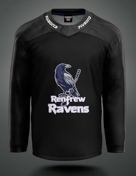 Renfrew Ravens Black Training Jersey