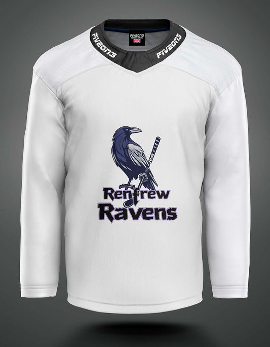 Renfrew Ravens White Training Jersey