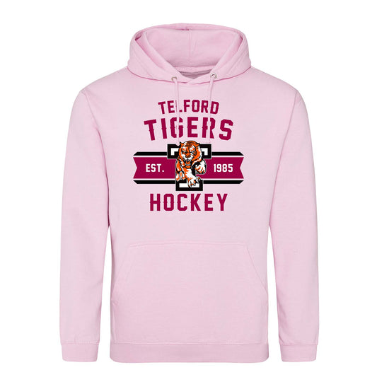 Telford Tigers Hoody Pink