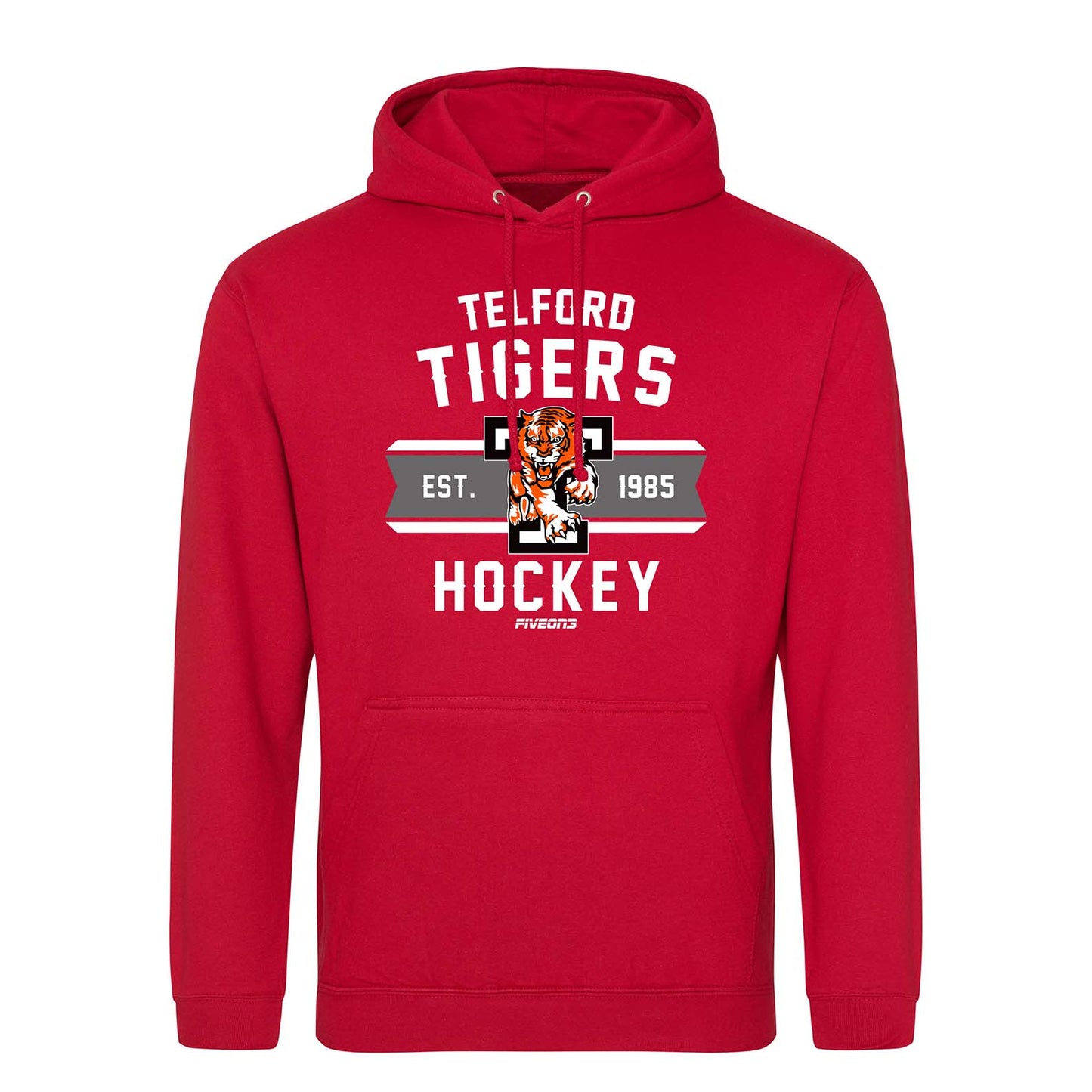 Telford Tigers Hoody Red