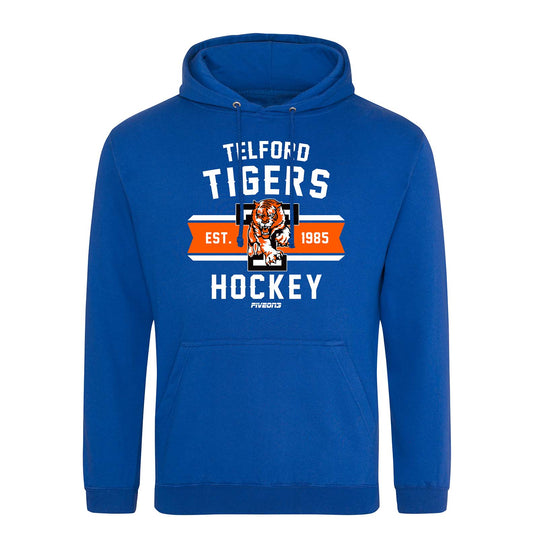 Telford Tigers Hoody Royal Blue